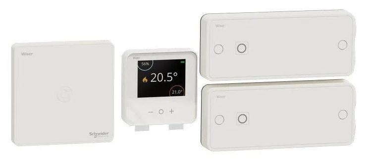 Wiser - Kit thermostat connecté pour radiateurs électriques