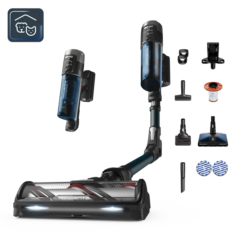 Rowenta X force Flew 13.60 Animal Aqua, l'alternative au 13.60 avec une brosse lavante